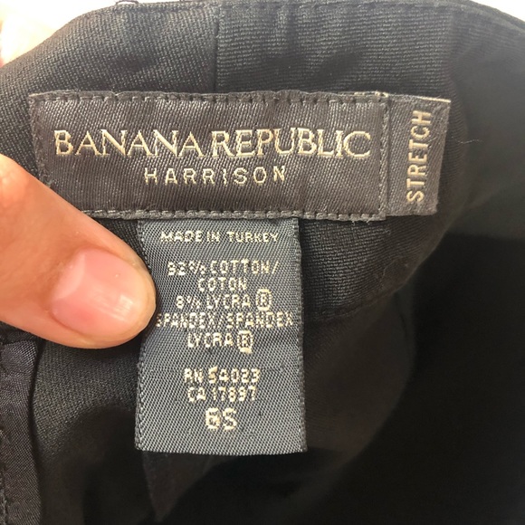 Banana Republic Harrison Stretch Black Trousers - Picture 6 of 6